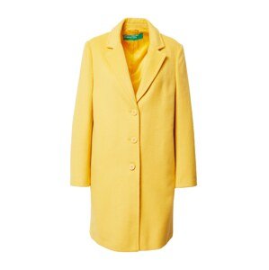 UNITED COLORS OF BENETTON Přechodný kabát citronová