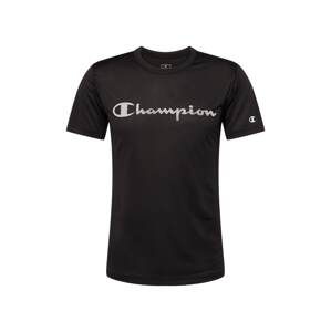 Champion Authentic Athletic Apparel Funkční tričko  světle šedá / černá