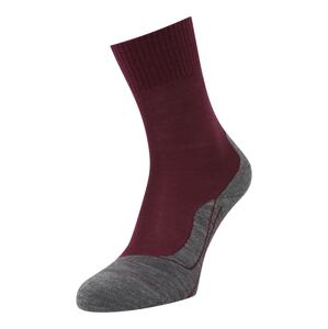 FALKE Sportovní ponožky  šedý melír / bobule