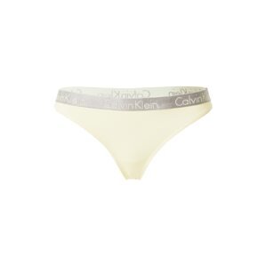 Calvin Klein Underwear Tanga 'RADIANT'  žlutá / stříbrně šedá