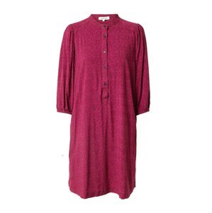 Soft Rebels Košilové šaty pitaya / vínově červená