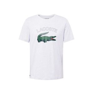 Lacoste Sport Funkční tričko  šedý melír / zelená / červená
