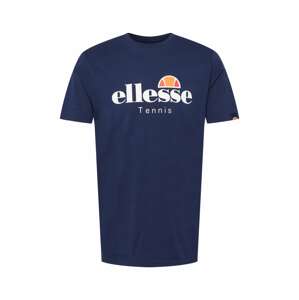 ELLESSE Funkční tričko 'Dritto'  námořnická modř / oranžová / bílá